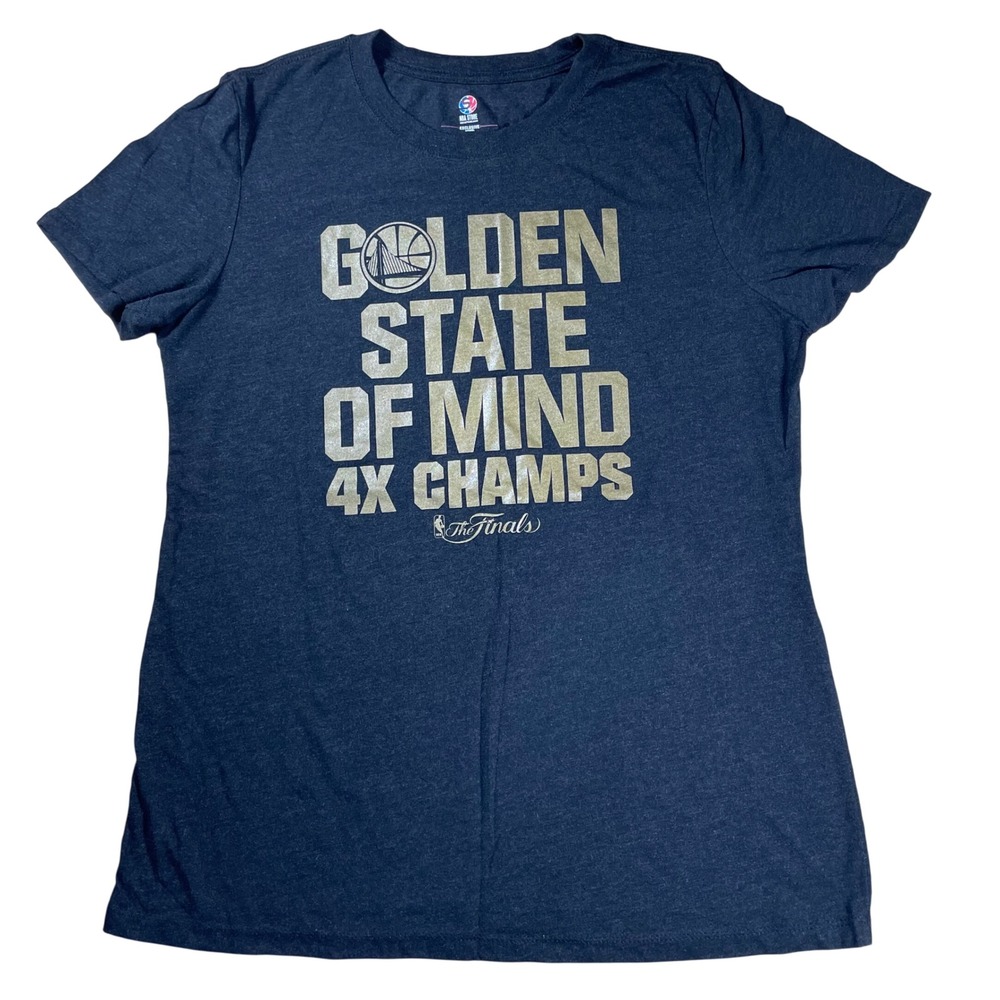 Golden State Warriors NBA T-Shirt Womens‎ XXL 4X Champs of Mind San Fransisco